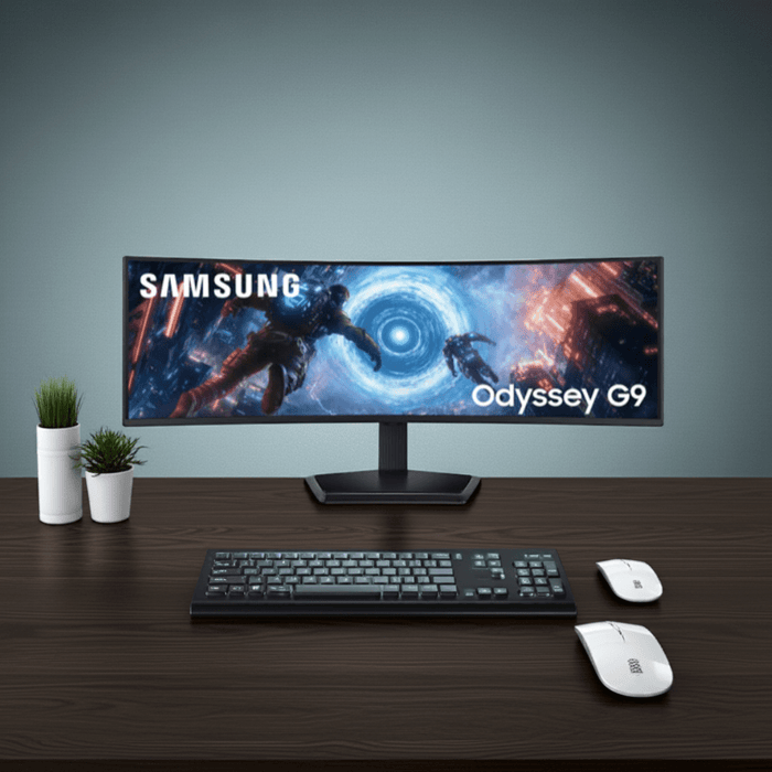 Samsung LS49FG910ENXZA Odyssey G9 49" DQHD Curved VA LED FreeSync Gaming Monitor