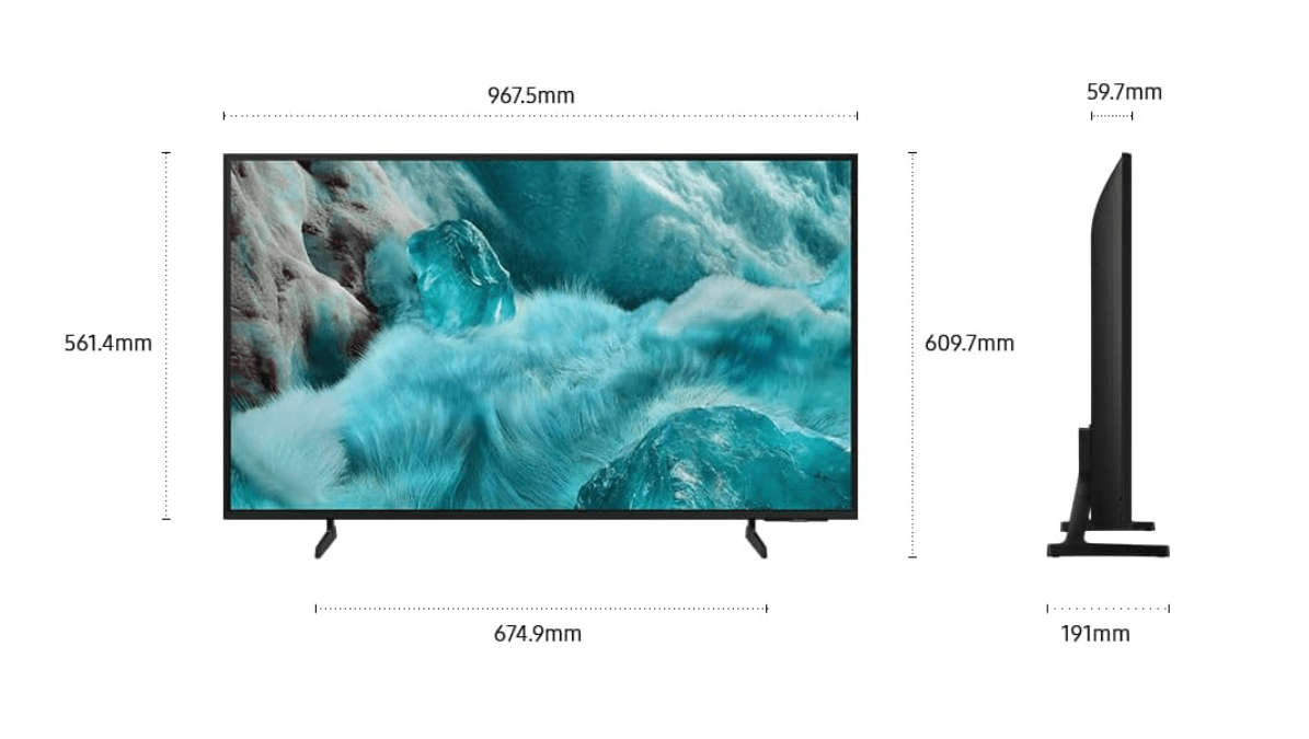 Samsung QN43Q7FAAFXZC 43" 4K UHD HDR QLED Tizen OS Smart TV – 2025