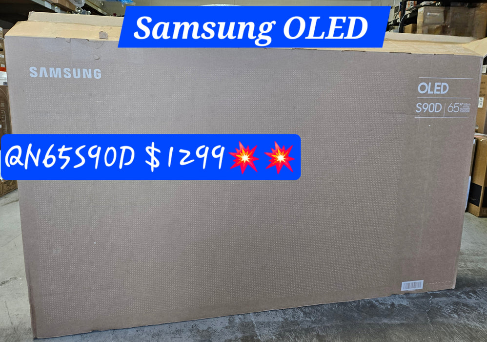 Samsung QN65S90DAFXZC_637 65" 4K OLED Tizen Smart TV - 2024 - **READ**
