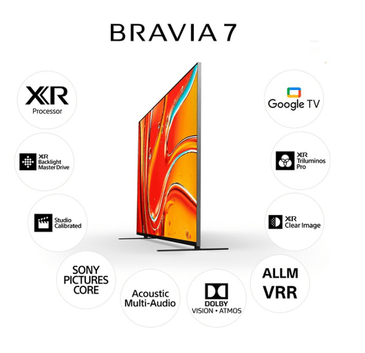 Sony K-55XR70 Bravia 7 55" class Mini LED QLED 4K HDR Google TV - 2024