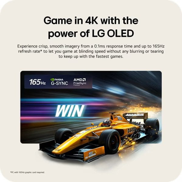 LG OLED65C6PUQ 65" OLED 4K AI Smart TV – α11 AI Processor 4K Gen3, webOS 26 - Factory Refurbished
