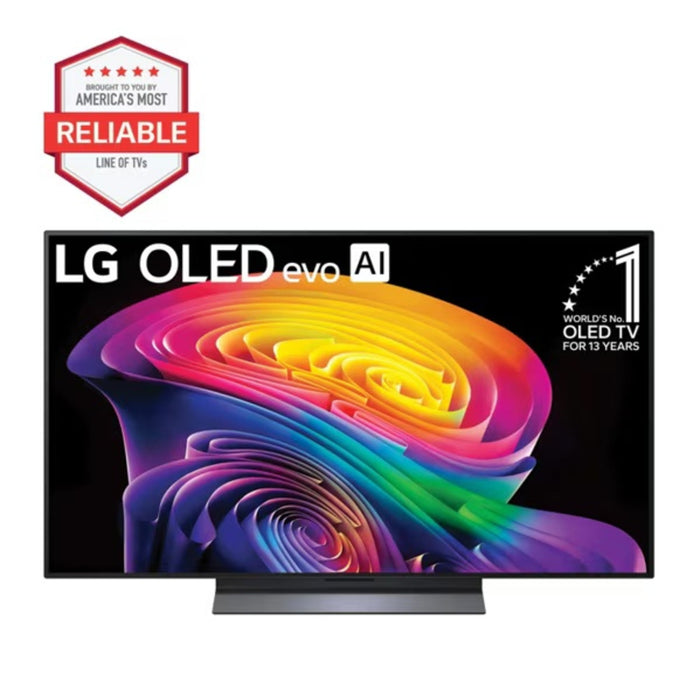 LG OLED evo AI C6 OLED48C6PUA 48" 4K UHD OLED Smart TV - Factory Refurbished