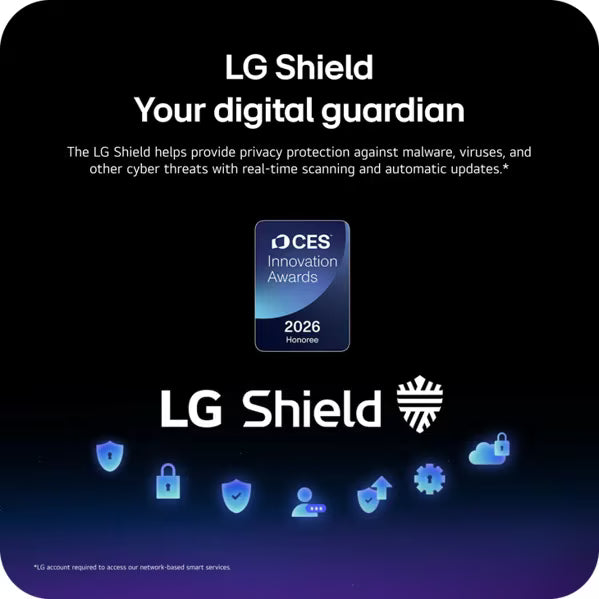 LG OLED77C6HUP 77" OLED 4K AI Smart TV – α11 AI Processor 4K Gen3, webOS 26 - Factory Refurbished