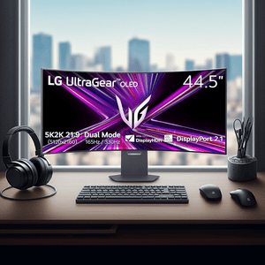 LG UltraGear 45GX950A 45-inch OLED Dual-Mode 5K2K Gaming Monitor - 2025 - Factory Refurbished