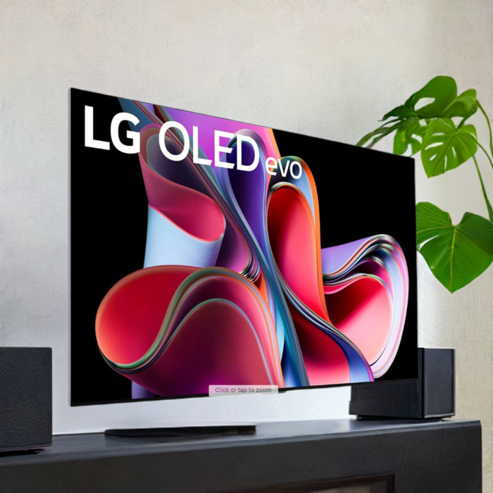 LG OLED83G3PUA G3 83" 4K UHD HDR OLED evo Gallery webOS Smart TV 2023 - Satin Silver