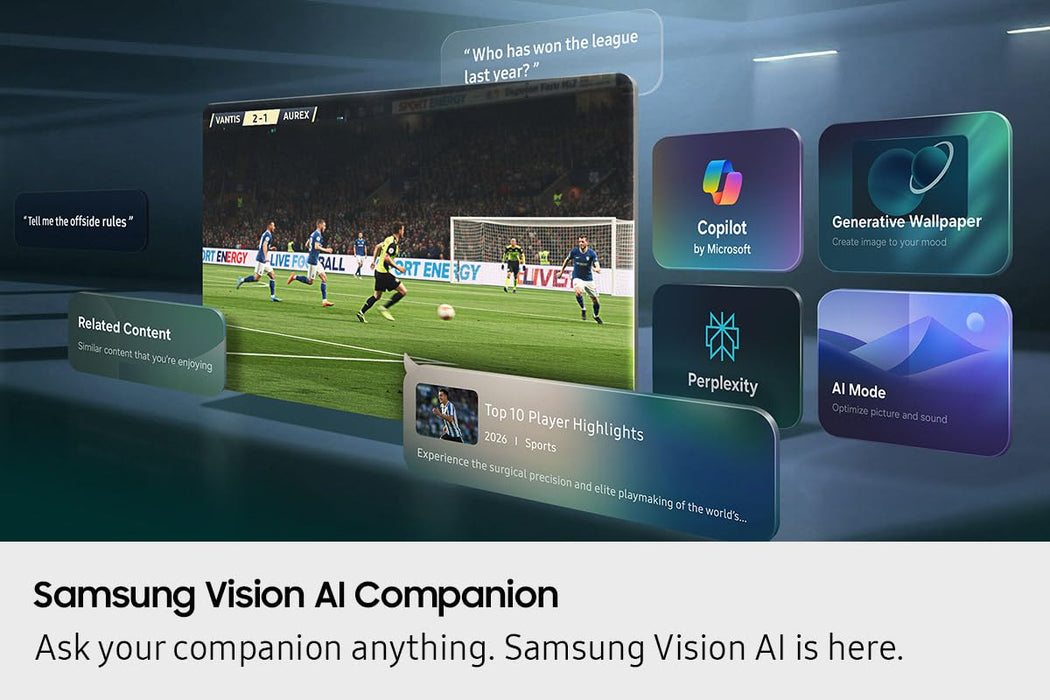 Refurbished (Excellent) - Samsung QN42S90HAEXZC 42" 4K UHD OLED Vision AI Smart TV - 2026