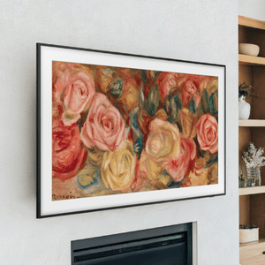 Samsung QN65LS03DAFXZC 65″ The Frame QLED 4K Art Mode Smart TV – 2024 (Wall Mount Included) - Factory Refurbished