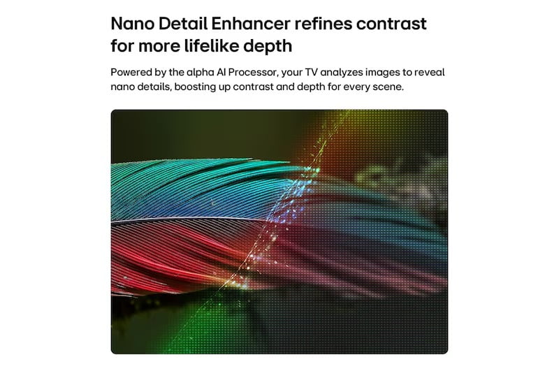 LG Nano AI NU70 50NU700BPUC 50" 4K UHD Smart TV with α7 AI Processor 4K Gen9 & HDR10 Pro - Factory Refurbished