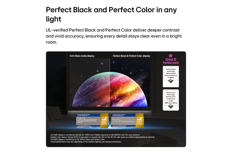 LG OLED evo AI C6 OLED48C6PUA 48" 4K UHD Smart TV with α9 AI Processor Gen8 & 144Hz - Factory Refurbished