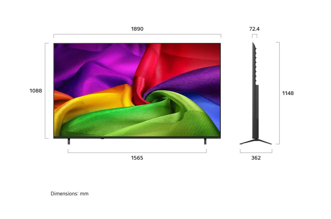 LG Nano AI NU70 65NU700BPUA 65" 4K UHD Smart TV - Factory Refurbished