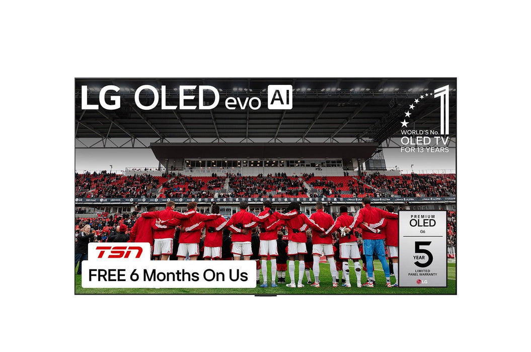 LG OLED evo AI G6 OLED65G6WUA 65" 4K UHD OLED Smart TV - Factory Refurbished