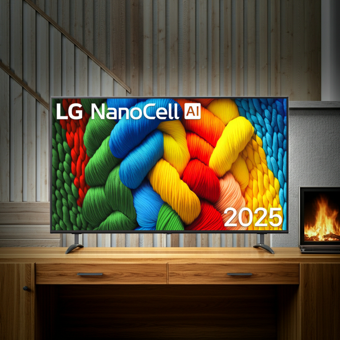 LG 65NANO80AUA 65" NanoCell AI 4K UHD HDR Smart TV- 2025