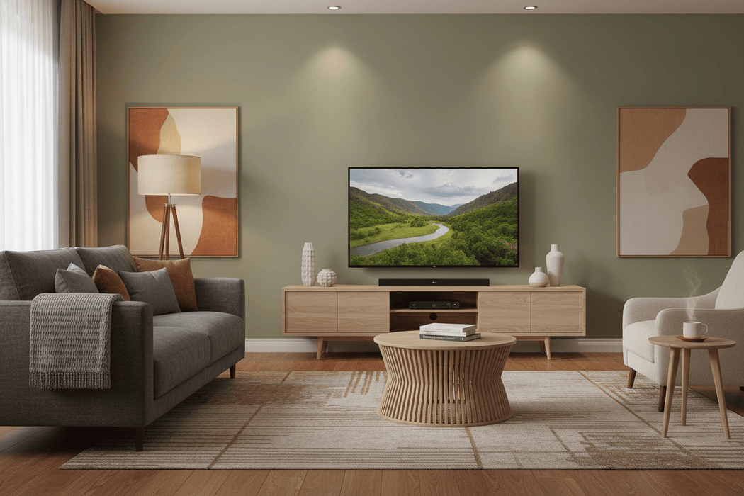 LG 32LR655BPUA in living room