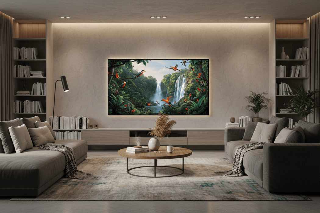 LG OLED77C5PUA in the family room