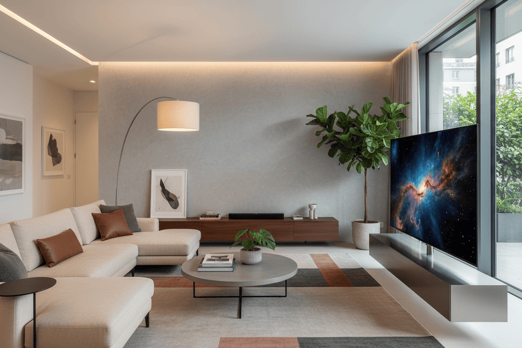 OLED65C5YUA in the living room