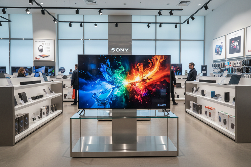 Sony K-55XR50 in electric store