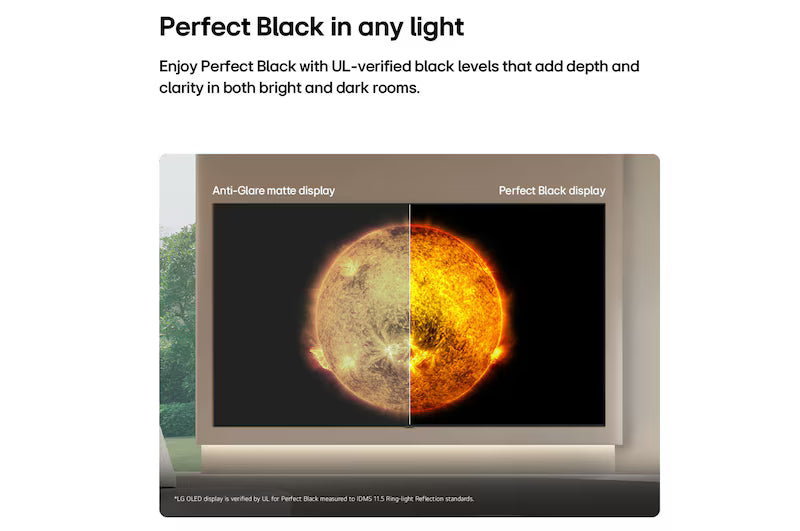 LG OLED55B6EUA 55" OLED AI 4K Smart TV – α8 AI Processor 4K Gen3, Dolby Vision, 120Hz, webOS 26 - Factory Refurbished