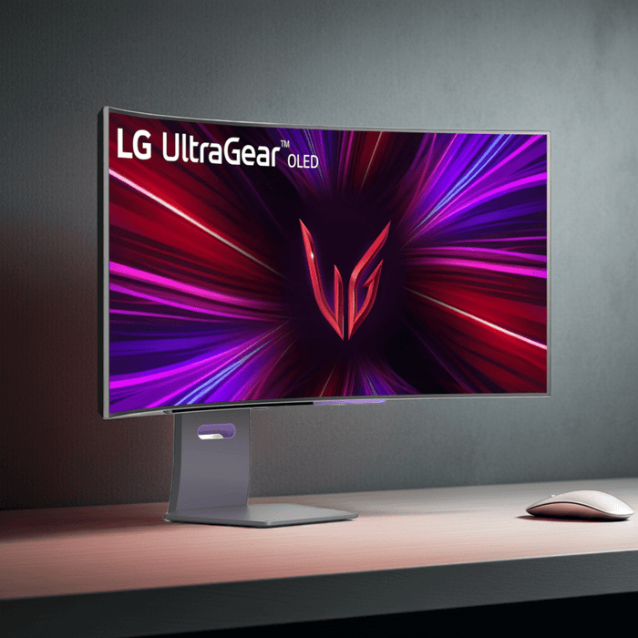 LG UltraGear 45" 1440p WQHD 240Hz 0.03ms GTG Curved OLED G-Sync FreeSync Gaming Monitor (45GS95QE-B)