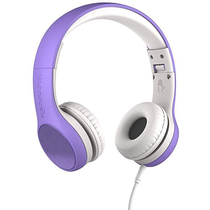 LilGadgets LGCS-05 Connect+ Style Purple On-Ear Headphones (Open box)