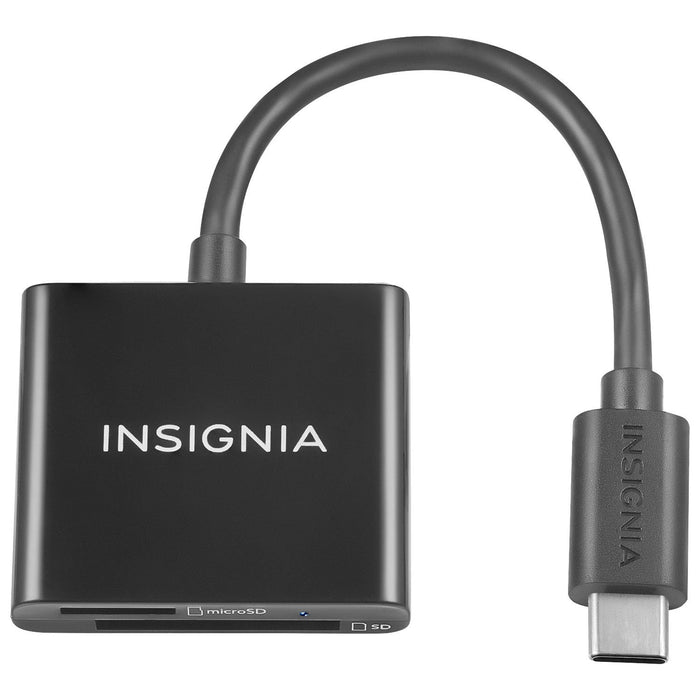 Insignia NS-MCR17TYPC-C Type-C SD/microSD Card Reader (New other)