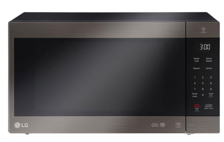 LG LMC2075BD 2.0 Cu. Ft. NeoChef Countertop Microwave with Smart Inverter and EasyClean - Black Stainless Steel
