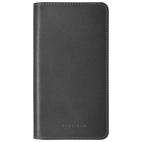 Platinum Series PT-MGS10PLWFB-C Fitted Hard Shell Folio Case for Galaxy S10+ - Black Leather (New Other)