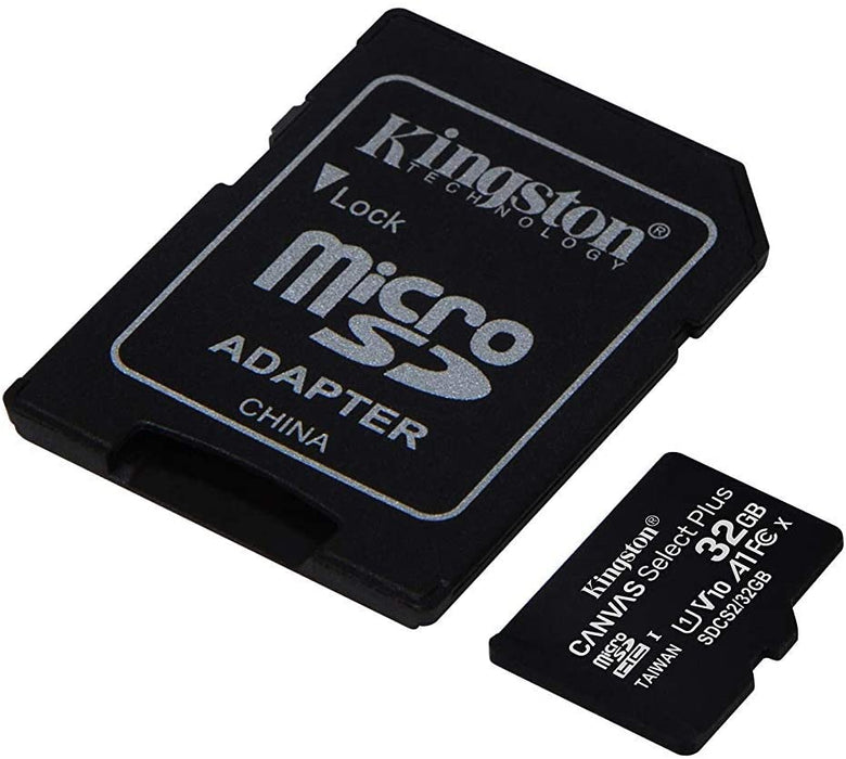 Kingston Canvas Select Plus (SDCS2/32GBCR) - Flash memory card (microSDHC to SD adapter included)