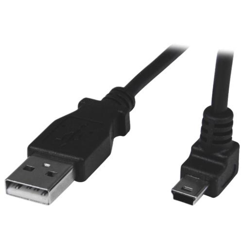 StarTech USBAMB1MU 1m (3 ft) USB to Up Angle Mini USB Cable (New Other)