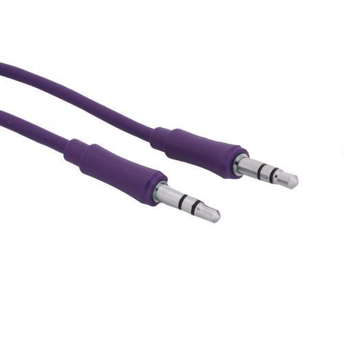 Insignia Audio/Video Accessories Insignia NS-MP353P-C 0.9m (3 ft.) 3.5mm Stereo Audio Cable -Purple (Open Box)