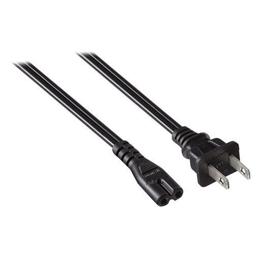 Insignia Cables/Connectors Insignia NS-HW304-C 2m (6 ft.) 2-Slot Non-Polarized Power Cord (Open Box)