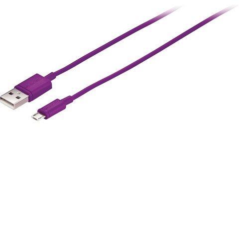 Insignia Cables/Connectors Insignia NS-MC7-C 0.91m (3 ft.) micro USB Cable – Purple (Open Box)