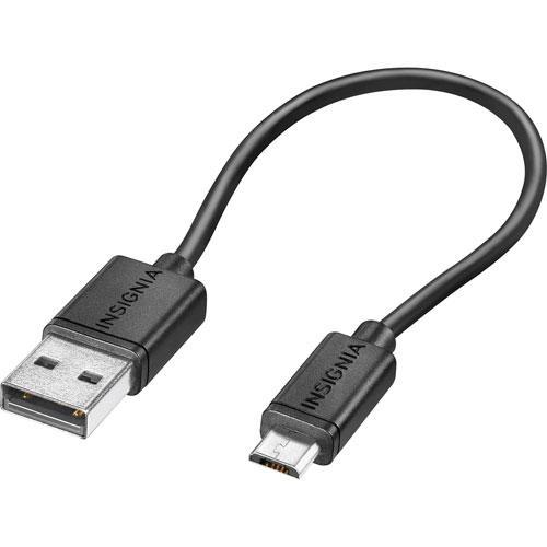 Insignia Cables/Connectors Insignia NS-MCDT06-C 15.24cm (6 in.) USB-A to Micro USB Charge/Sync Cable (Open Box)