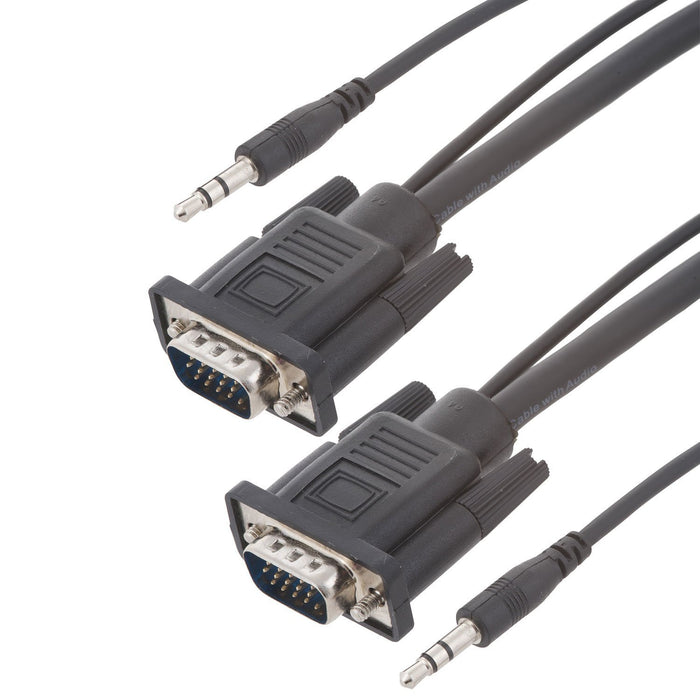 Insignia Cables/Connectors Insignia NS-PV12531-C 3.7m (12 ft.) VGA Cable with 3.5mm Audio (Open Box)