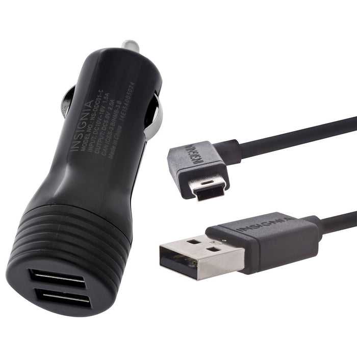 Insignia Cell Phone Accessories Insignia NS-DDC01-C Dual USB Universal Car Charger (OpenBox)