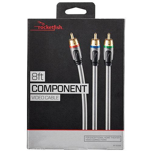 Rocketfish Cables/Connectors Rocketfish RF-G1208-C 2.4m (8 ft.) Component Cable (Open Box)