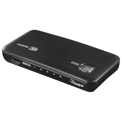 Rocketfish TV Accessories Rocketfish RF-G1185-C 4-Port HDMI Switch Box (Open Box)